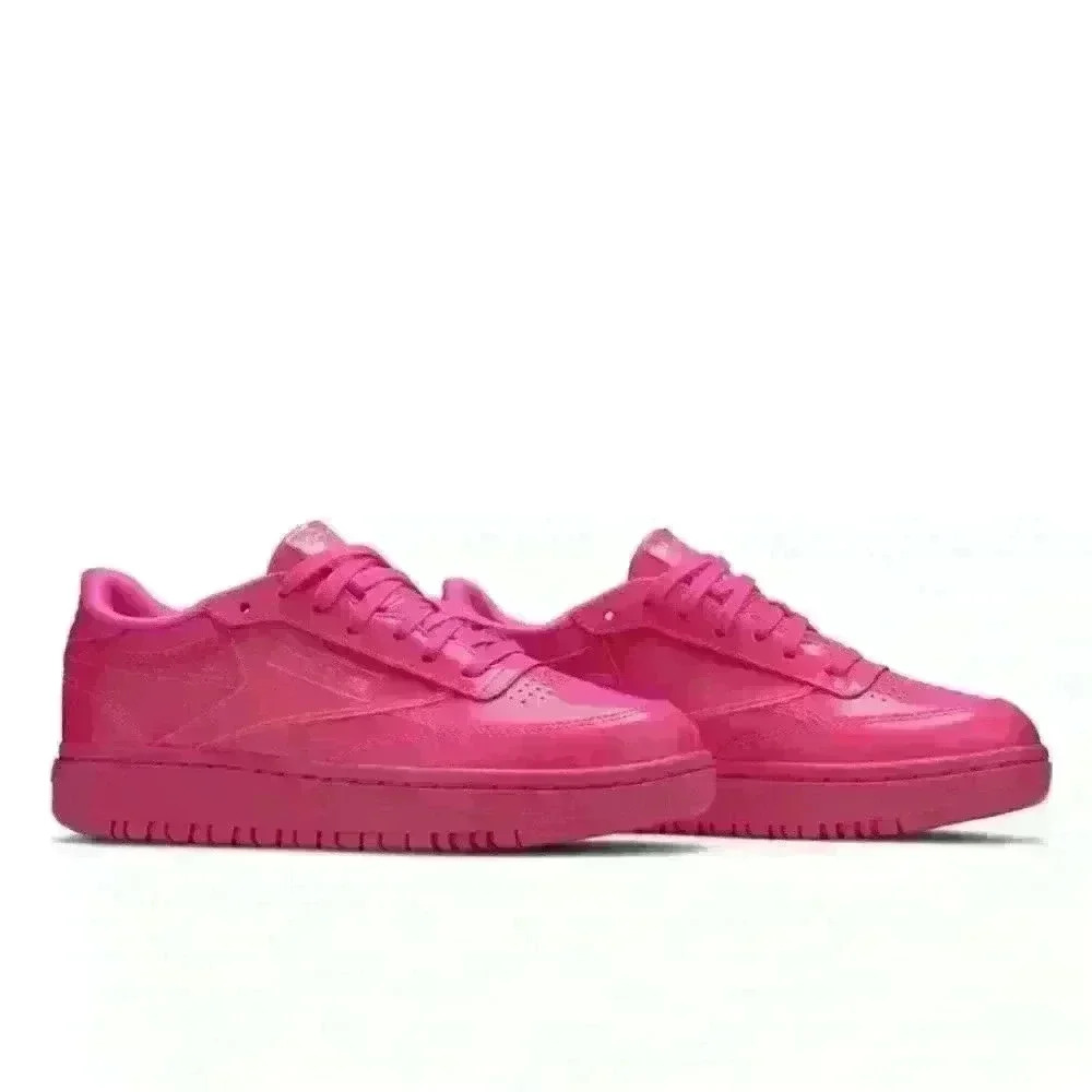 Rare NWT Reebok X Cardi B Club C Dynamic Pink Tennis shoes Sneakers size 5